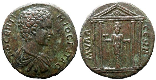 Geta (Caesar, 198-209). Caria, Mylasa. Æ