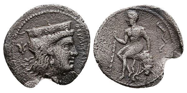 Sicily, Himera as Thermai Himerensis, c. 350-330 BC. AR Litra (12 mm, 0.53 g).  - Auction Greek, Roman and Byzantine Coins	 - Bertolami Fine Art - Prague