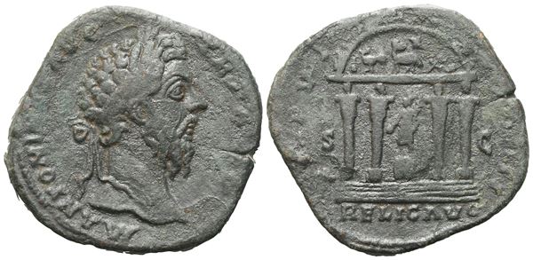 Marcus Aurelius (161-180), Sestertius, Rome, 172-173; Æ (20,35 g; 31,5 mm; 6 h)