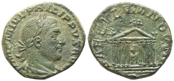 Philip I (244-249), Sestertius, Rome, 248; Æ (17,10 g; 27,8 mm; 12 h) 