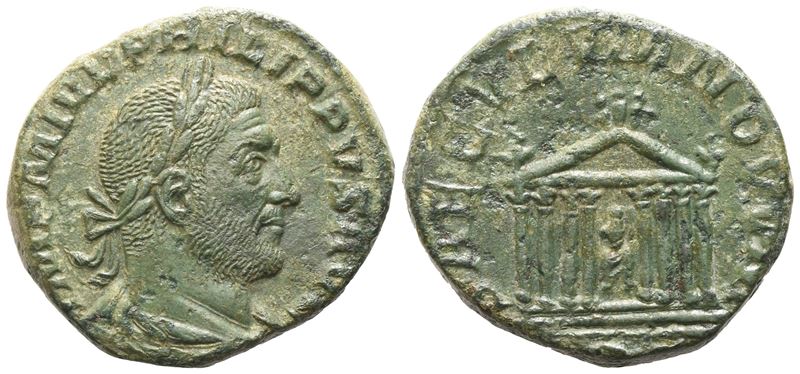 Philip i (244-249), Sestertius, Rome, 248; Æ (17,10 G; 27,8 MM; 12 H)