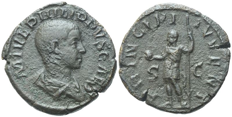 Philip II (244-249), Sestertius, Rome, 244-246; Æ (18,63 G; 30 MM; 12 H)