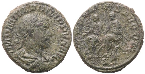 Philip II (247-249), Sestertius, Rome, 248-249; Æ (19,80 g; 28,6 mm; 12 h)
