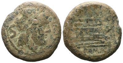 Anonymous, Semis, After 211 Bc; Æ (19,91 G; 27,3 MM; 10 H)