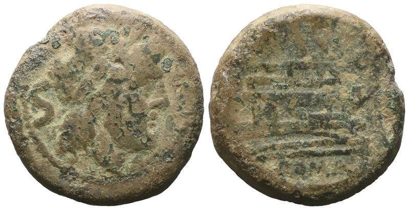 Anonymous, Semis, After 211 Bc; Æ (19,91 G; 27,3 MM; 10 H)