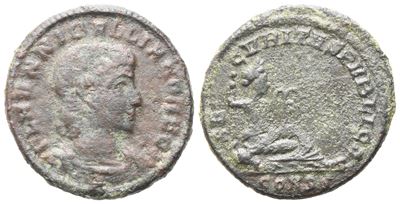 Hannibalianus (335-337), Follis, Constantinople, 336-337; Æ (1,58 G; 15,6 MM; 5 H)