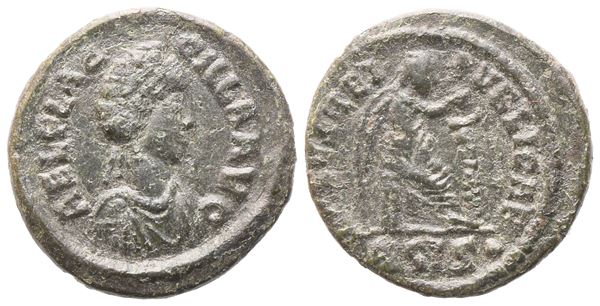 Aelia Flaccilla Augusta (379-386/8), Nummus, Siscia, 383-387; Æ (1,24 g; 13 mm; 6 h) 