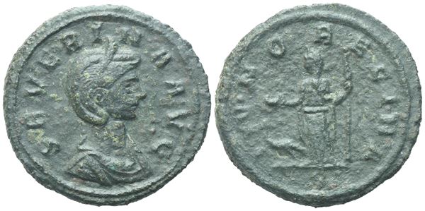 Severina Augusta (270-275), As, Rome, 275; Æ (7,89 g; 25,3 mm; 12 h)