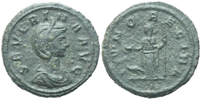 Severina Augusta (270-275), As, Rome, 275; Æ (7,89 G; 25,3 MM; 12 H)