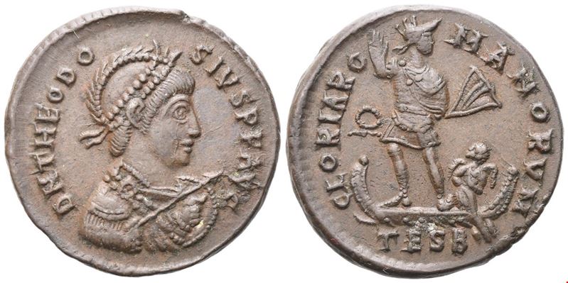Theodosius I (379–395), AE, 21 mm, Thessalonica, 383–388