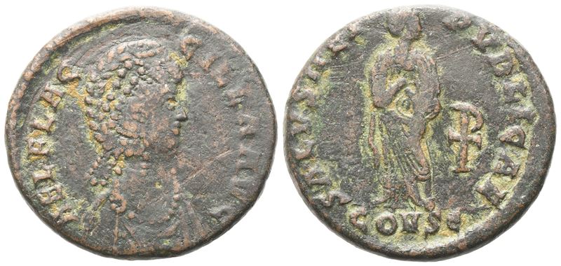 Aelia Flaccilla (wife Of Theodosius I), Ae2, Constantinople, 379-388; Æ (5,78 G; 21,4 MM; 6 H)