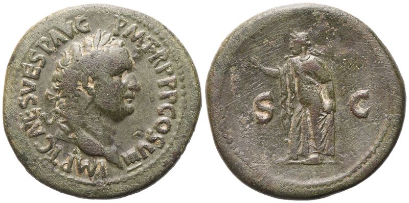 Titus (79-81), Sestertius, Rome, 80-81; Æ (21,99 G; 35 MM; 6 H)
