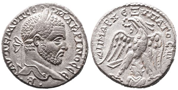 Macrinus (217-218). Seleucis and Pieria, Emesa. BI Tetradrachm