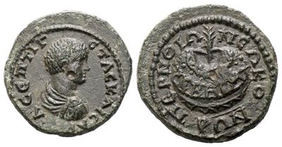 Geta (caesar, 198-209). Thrace, Perinthus. Æ
