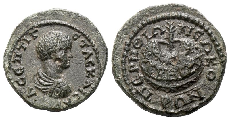 Geta (caesar, 198-209). Thrace, Perinthus. Æ