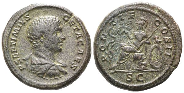 Geta as Caesar (198-209), As, Rome, 209; Æ (11,14 g; 26 mm; 6 h)