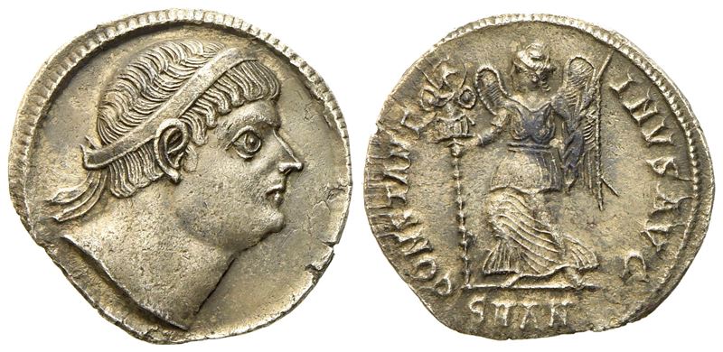 Constantine i (306-337), Siliqua, Antioch, Ad 329; Ar (g 3,16; MM 20,8)