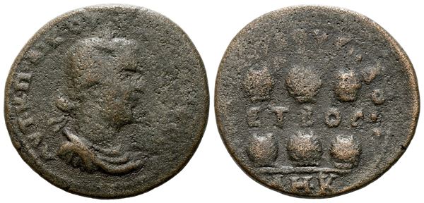 Valerian I (253-260). Cilicia, Anazarbus. Æ Hexassarion