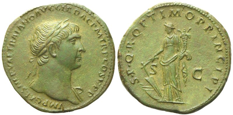 Trajan (98-117), Sestertius, Rome, Ad 103-111; Æ (g 22,84; MM 33)