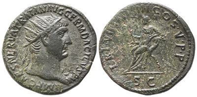 Trajan (98-117), Dupondius, Rome, 103; Æ (13,27 G; 27 MM; 7 H)