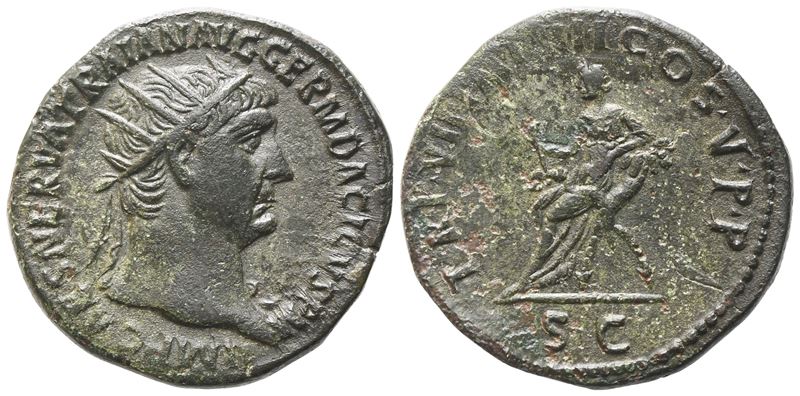 Trajan (98-117), Dupondius, Rome, 103; Æ (13,27 G; 27 MM; 7 H)