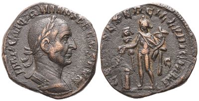 Trajan Decius (249-251), Sestertius, Rome, 250; Æ (17,05 G; 28,9 MM; 12 H)