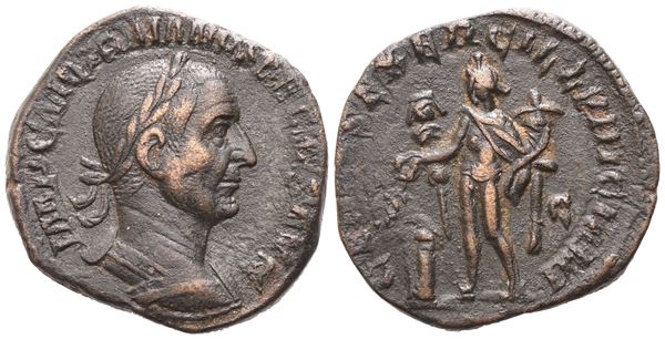 Trajan Decius (249-251), Sestertius, Rome, 250; Æ (17,05 g; 28,9 mm; 12 h)