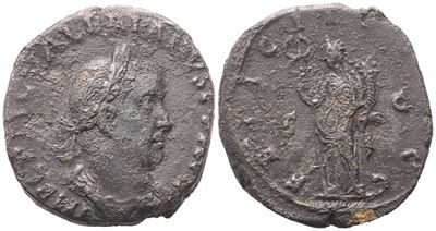 Valeriano I, Sestertius, Roma, 255-256 d.C., Æ (15,87 g; 28,4 mm; 6 h)