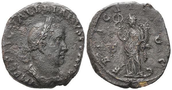 Valerian I (253-260), Sestertius, Rome, 255-256; Æ (15,87 g; 28,4 mm; 6 h)