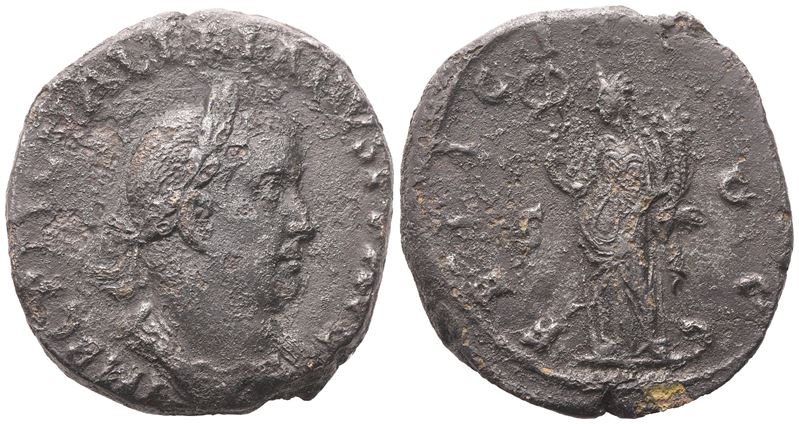 Valeriano I, Sestertius, Roma, 255-256 d.C., Æ (15,87 g; 28,4 mm; 6 h)