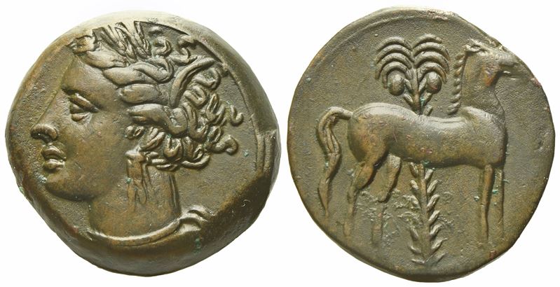 Carthage (C. 400-350 Bc), Æ (3,84 G; 16 MM)