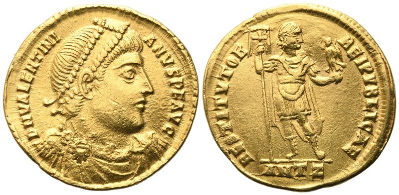Valentinian i (364-375), Solidus, Antioch, 364-367; Av (4,38 G; 21,4 MM; 6 H)