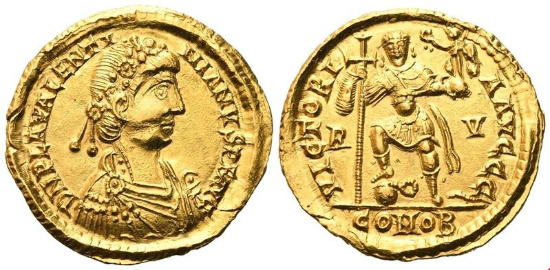 Valentiniano III, Solidus, Ravenna (430-445)