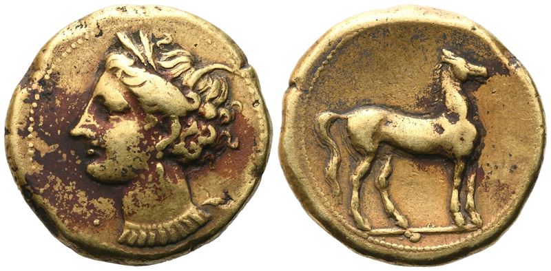 Carthage, C. 290-270 Bc, Stater; El (7,49 G; 19 MM; 12 H)