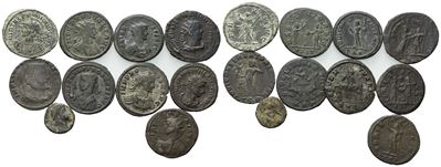 Lot Of 10 Roman Æ Coins To Be Catalogued. Lot Sold As Is, No Returns.