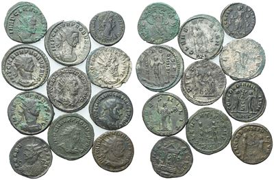Lot Of 11 Roman Æ Coins To Be Catalogued. Lot Sold As Is, No Returns.