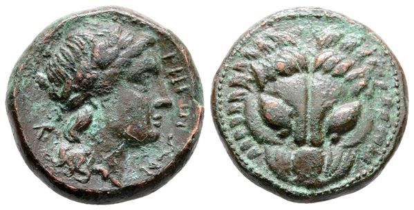 Bruttium, Rhegion, c. 351-280 BC. Æ (21 mm, 7.97 g).