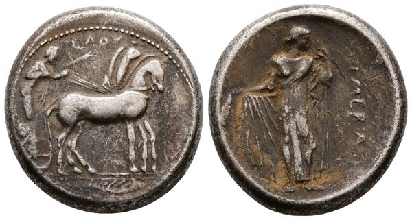 Sicily, Himera, c. 460 BC. Replica of AR Tetradrachm (26 mm, 16.87 g).