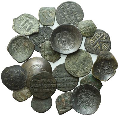 Lot Of 20 Æ Coins To Be Catalogued. Lot Sold As Is, No Returns.