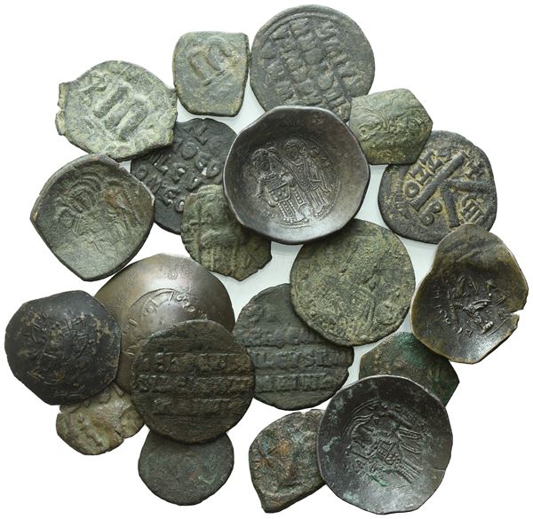  Lot of 20 Æ coins to be catalogued. Lot sold as is, no returns.