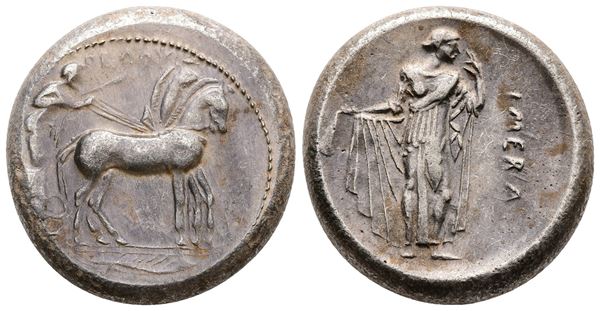 Sicily, Himera, c. 460 BC. Replica of AR Tetradrachm (26 mm, 16.93 g).