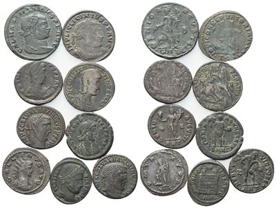 Lot Of 9 Roman Æ Coins To Be Catalogued. Lot Sold As Is, No Returns.