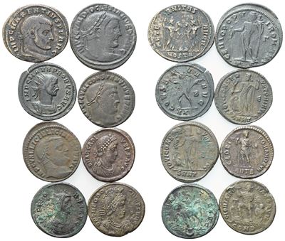 Lot Of 8 Roman Æ Coins To Be Catalogued. Lot Sold As Is, No Returns.