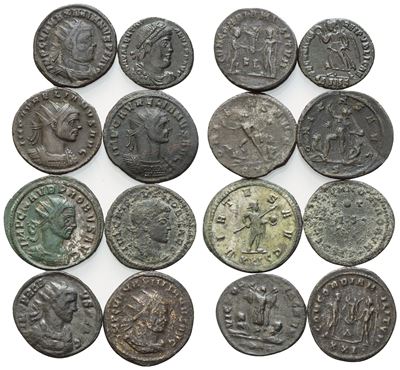 Lot Of 8 Roman Æ Coins To Be Catalogued. Lot Sold As Is, No Returns.