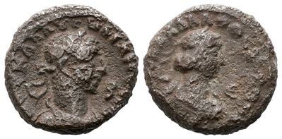 Aurelian And Vaballathus (270-275). Egypt, Alexandria. Bi Tetradrachm