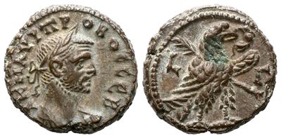 Probus (276-282). Egypt, Alexandria. Bi Tetradrachm
