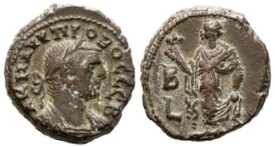 Probus (276-282). Egypt, Alexandria. Bi Tetradrachm