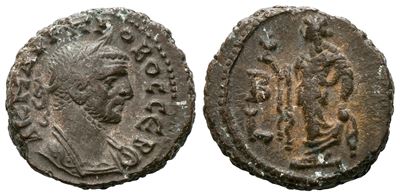 Probus (276-282). Egypt, Alexandria. Bi Tetradrachm