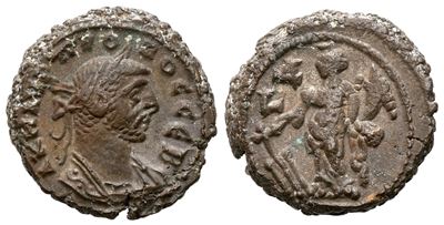 Probus (276-282). Egypt, Alexandria. Bi Tetradrachm