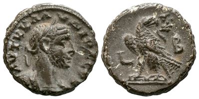 Claudius II (268-270). Egypt, Alexandria. Bi Tetradrachm